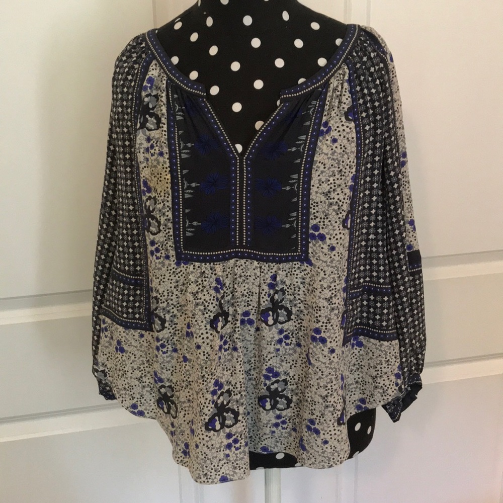 Rebecca Taylor Print Blouse